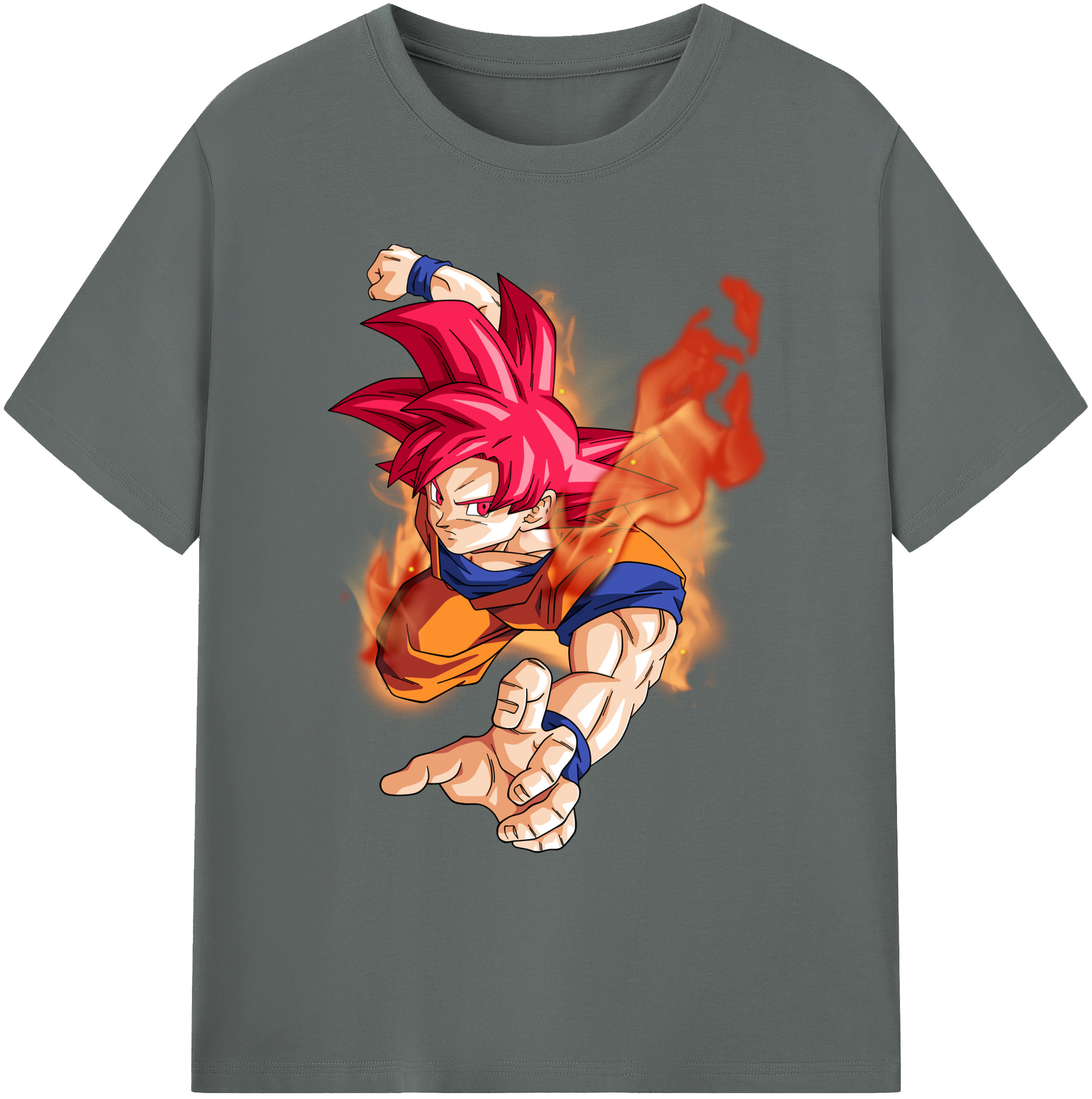 （画像用） ドラゴンボール 孫悟空（そん ごくう）Son Goku カカロット DRAGON BALL Kakarotto 綿100％ メンズ半袖Tシャツ｜肌触りやわらか＆通気性